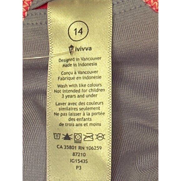 Lululemon IVIVVA Athletica Pink Racerback Tank Top Polyester Lycra Blend Active - Picture 5 of 9